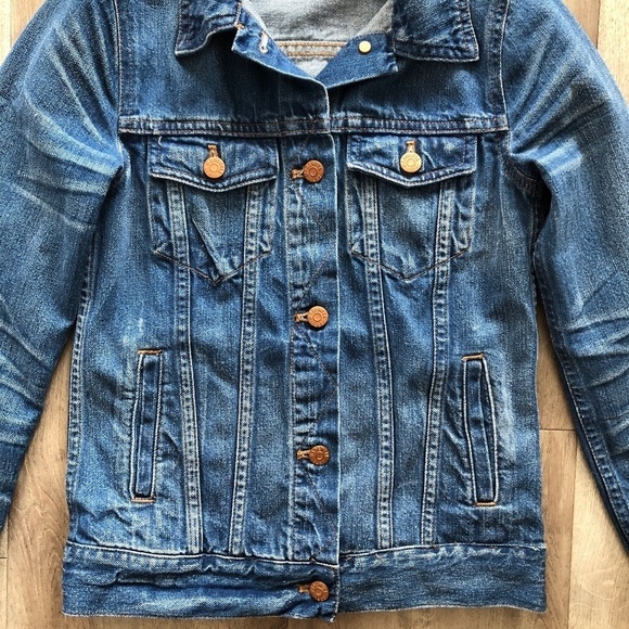 Madewell, Denim Jacket, Jean Jacket, Size XXS, Nice Condition - Picture 5 of 13